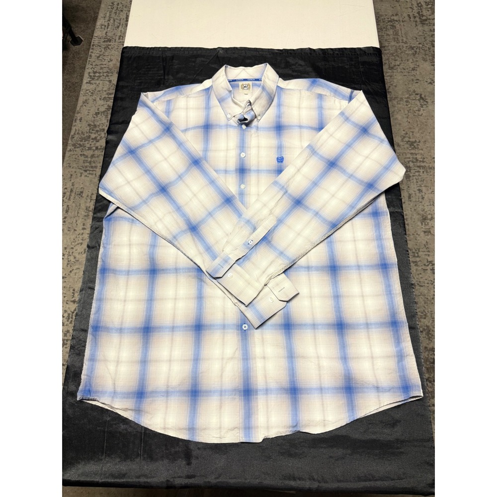 CINCH MENS BUTTON DOWN MENS SHIRT 100% COTTON SIZE XXL